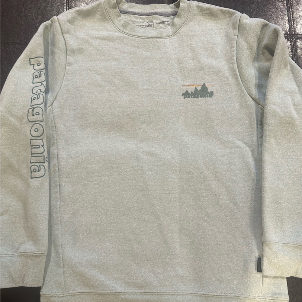 Patagonia Skyline Uprisal Fleece Crew Neck Sage Green Small